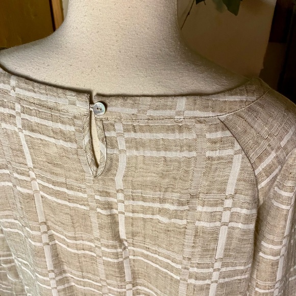 ✨Soft Surroundings Imogene Linen Blend Ruffle Hem Tunic✨ NWOT - Picture 5 of 12